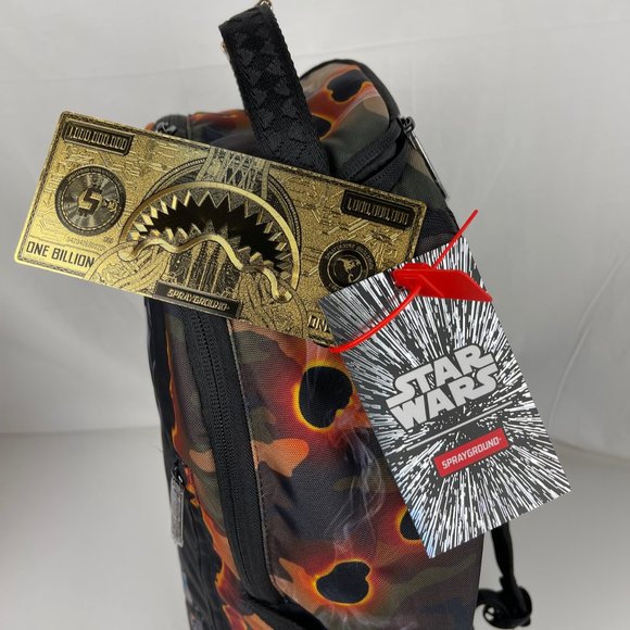 New Sprayground Star Wars Mandalorian Blowout Shark Backpack - Picture 6 of 10